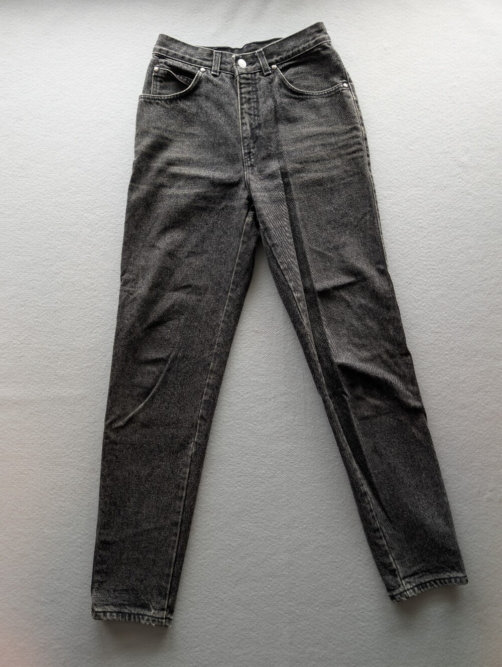 Rare 1980s Vintage Levi's 900 Series Women's Black Denim Jeans Tapered High Rise - Picture 5 of 14